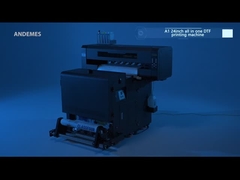 400 kg Capacidade Andemes A1 DTF Impressora 24 polegadas 60 cm 2 cabeça I3200 XP600 máquina de impressão