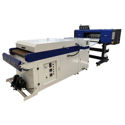 Impressora DTF automática multicolor de 24 polegadas com impressora de transferência de calor e agitando têxteis