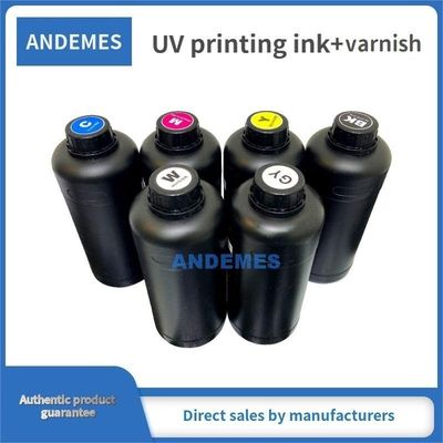 Cmyk Tinta UV para Impressoras UV Flatbed e Roll To Roll em tamanhos de 250ml/500ml/1000ml