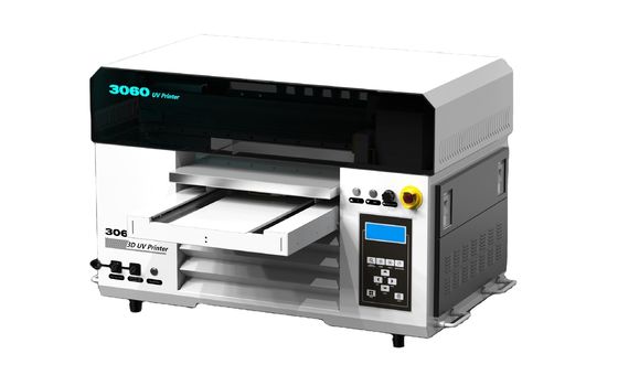 3060 Impressora UV Impressora A3 de piso plano para impressão de rolo a rolo em garrafas e adesivos