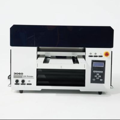 3060 Impressora UV Impressora A3 de piso plano para impressão de rolo a rolo em garrafas e adesivos