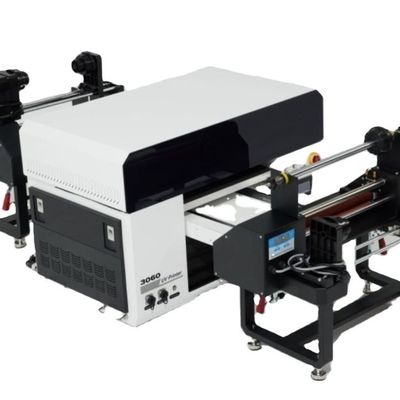 Impressora de tubos A3 3060 Impressora DTF UV para impressão de rolos a rolos e cilindros de piso plano