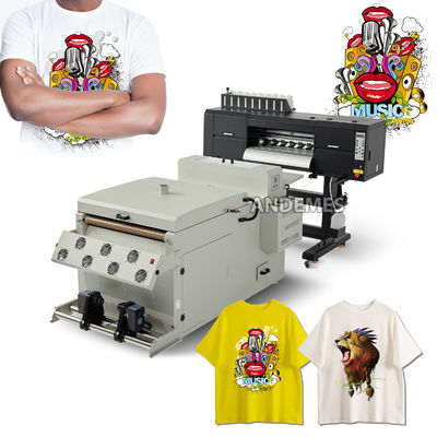 Impressora DTF i3200 avançada de 3 cabeças com forno de conveyor e cabeça rápida Não é necessária