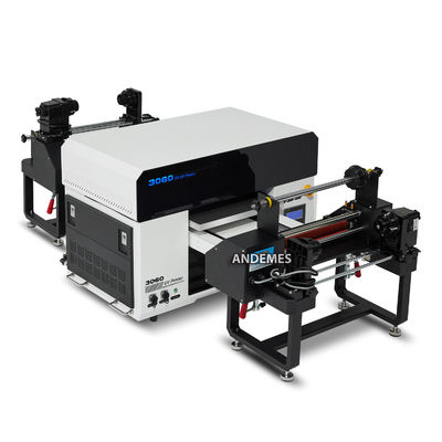 3060 Impressora UV A3 Rolo a Rolo 3 em 1 Impressora UV e Caixa de Impressão XP600 Garrafas de Cabeça Dupla Impressora UV