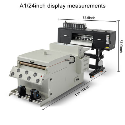 Excelente impressora digital impressora DTF com potência automática shaker e tinta de pigmento