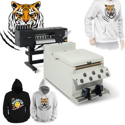 Máquina de impressão de camisetas DTF i3200 A1 de 60 cm com secador de conveyor