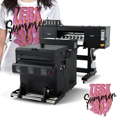 Máquina de Impressão de Transferência Dtf Impressora digital de jato de tinta I3200 de 2 cabeças com dimensão de impressão de 60 cm