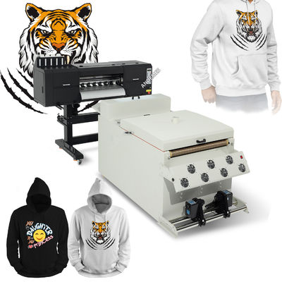 Impressora DTF de 400 kg de capacidade para impressão rápida e precisa de camisetas CMYKW FO FG FY FM