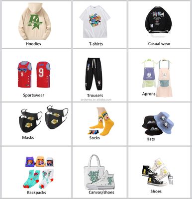 Andemes 24 Inches DTF Printer with i3200 Heads and 220V/110V Automatic Digital Printer for High-Speed Printing