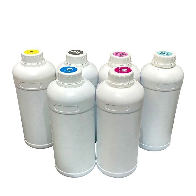 Tinta de transferência de pigmento à base de DTF Pet Film Branca 1000 ml Transferência de calor com 100% de teste