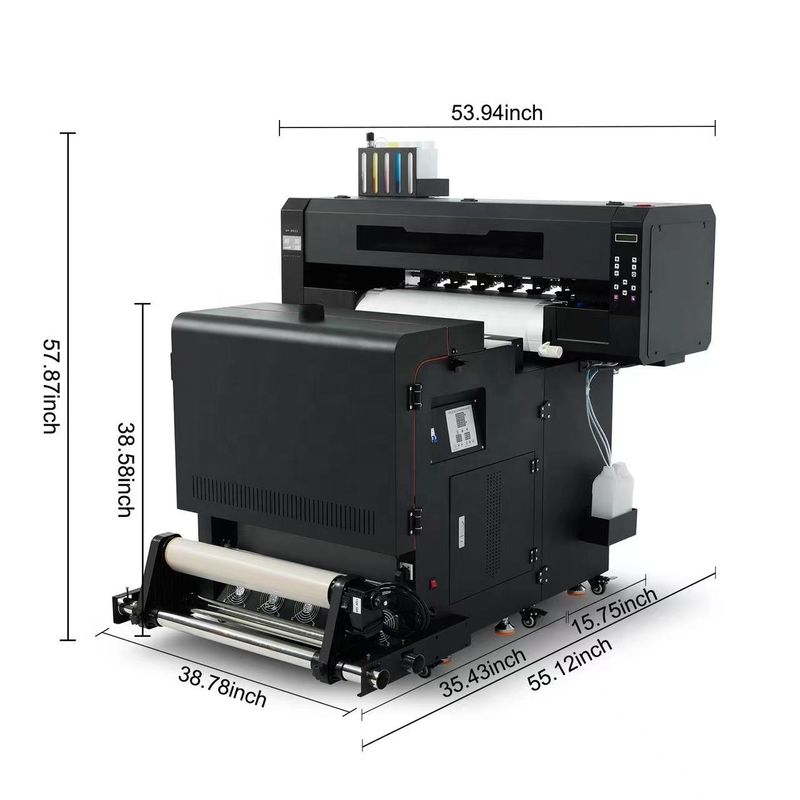 A1 impressora DTF de 24 polegadas Máquina de impressão de camisetas de 60 cm All-in-One para impressões personalizadas