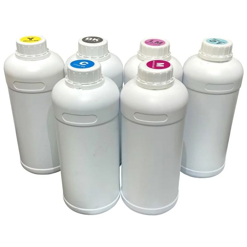 Tinta DTF Impressão de garrafa de 1000 ml Cor brilhante para tinta de pigmento à base de água em têxteis