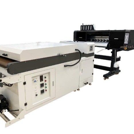 Impressora DTF de 60 cm 4 cabeças i3200 Impressora de transferência de filme PET T-Shirt com secadora
