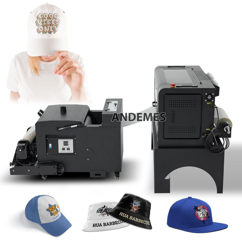 Kit de Iniciação de Impressora de T-Shirt DTF com Dimensão Digital Pequena A3 e Cabeças XP600