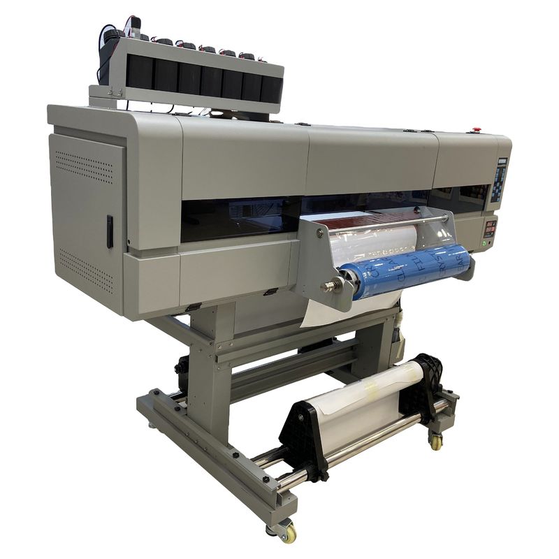 Impressora multicolor A1 UV Crystal 2 em 1 para laminagem e publicidade