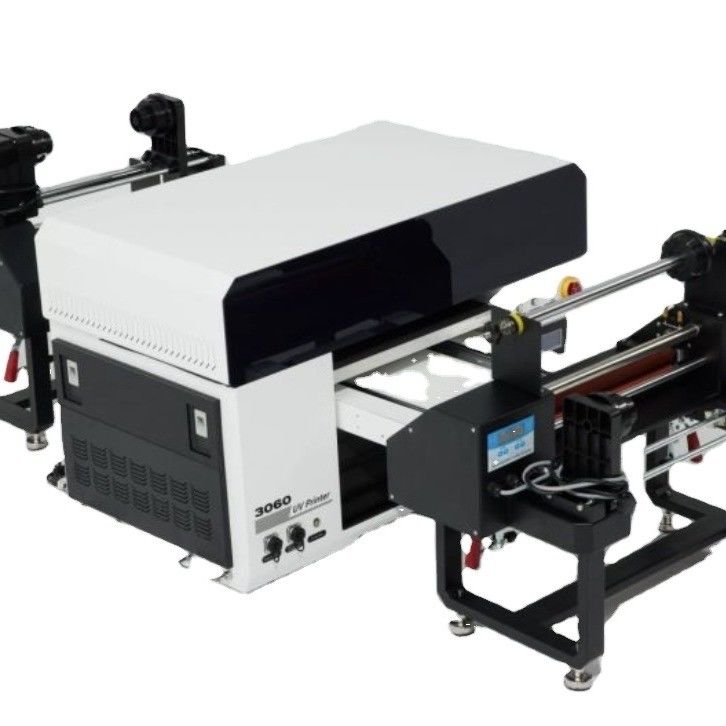 Impressora de tubos A3 3060 Impressora DTF UV para impressão de rolos a rolos e cilindros de piso plano