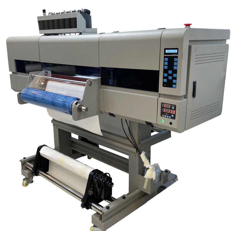 Impressora multicolor de adesivos de filme AB com impressora DTF UV de 60 cm e cabeças de impressão EPS 3 I3200
