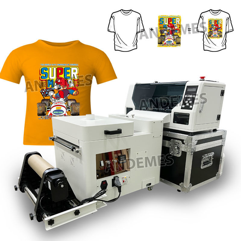 Impressora DTF de dupla cabeça Xp600 A3 Impressora de filme de transferência direta de 33 cm Com máquina de pulverizar Dtf