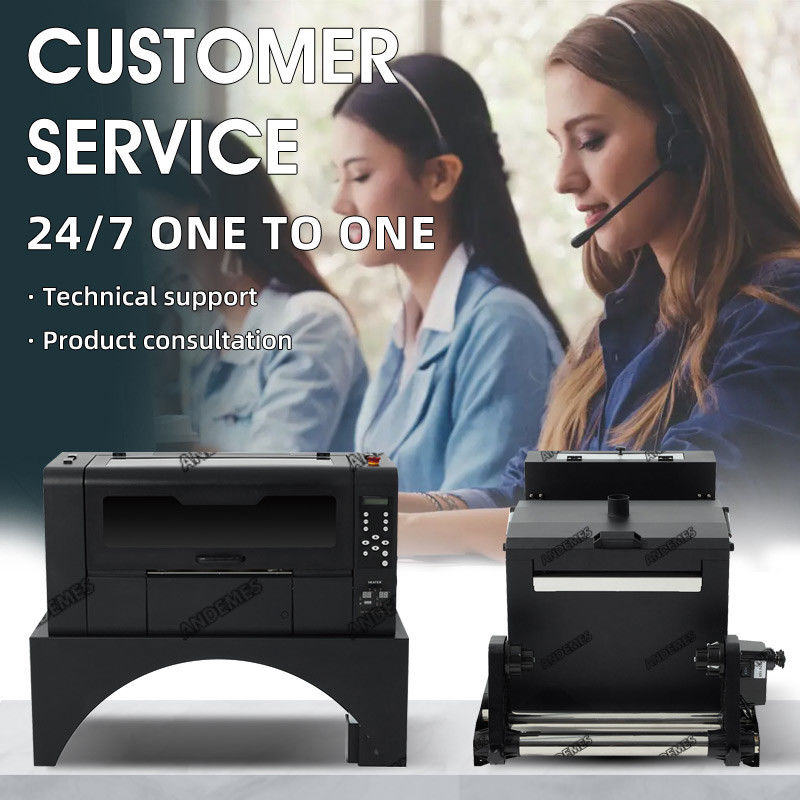 Impressora de camisas ANDEMES Máquina de impressão DTF de 17 polegadas A2 com dupla cabeça Epson XP600/I3200