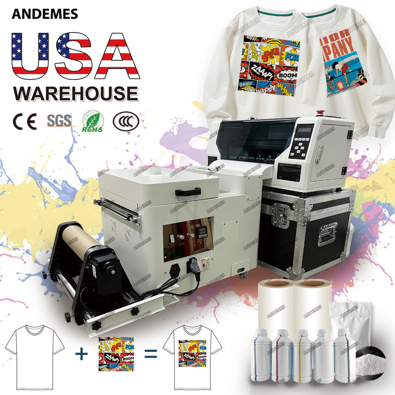 T-shirt DTF Impressora Dupla XP600 A3 A3 30 33 cm Impressora de filme de transferência direta com tinta de pigmento
