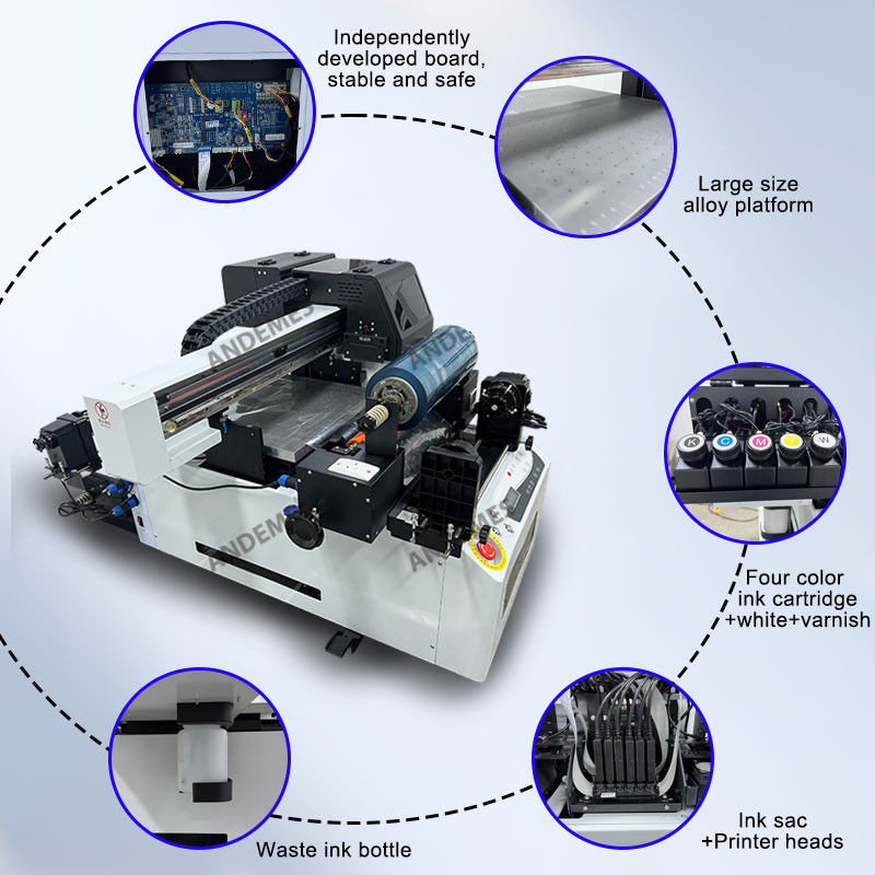 Imprimir em vidro com impressora UV usando Epson XP600 * 3 cabeça de impressão em cor cinzenta