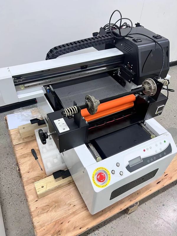 CMYKW V Tinta Cor A3 3060 DTF Impressora UV para Impressão de Rolo a Rolo e Adesivos de Planilha