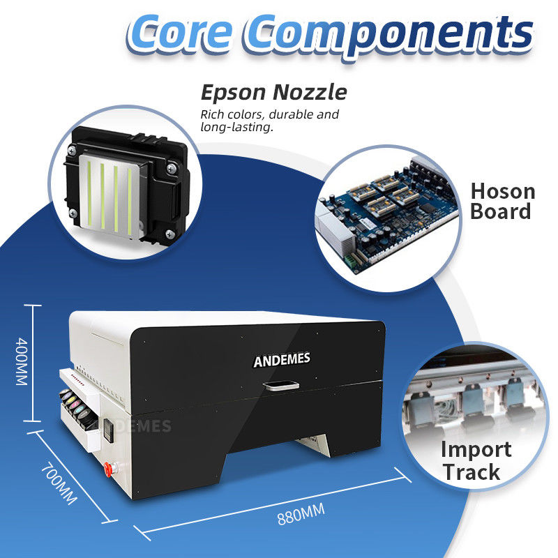 Impressora DTF A3 com compatibilidade Windows 7/8/10 para impressão em tecidos e etiquetas