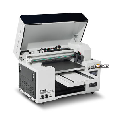 A3 30cm Xp600 CMYK Branco Verniz UV Flatbed Printer Com Software Miantop