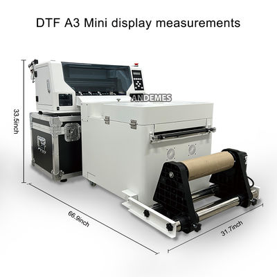 Mini impressora A3 dtf eps com dupla cabeça xp600